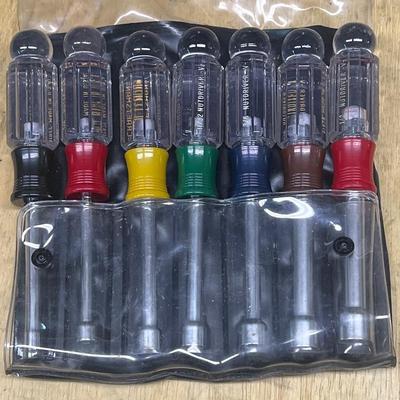 Sears Craftsman Complete Nutdriver Set With Plastic Carry Case