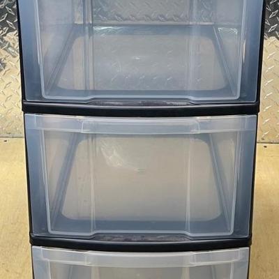 24" Iris  3 Drawer Plastic Organizer