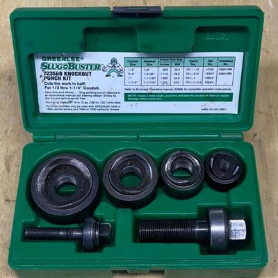 Greenlee Slug Buster 7235BB Knockout Punch Kit 