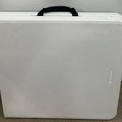 Lifetime 4 Foot Adjustable Height Center Fold Table