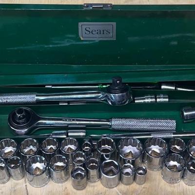 Sears & Great Neck 3/8" Sockets With Assorted Sockets