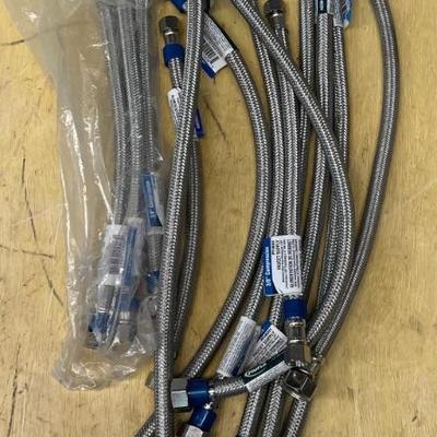 Assorted 3/8" Compression 12 And 20 Inch Faucet Supply Lines 