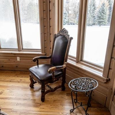 2 small tables $30 each Chair sold 