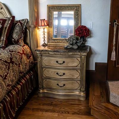 King Bedroom set Bed,  Dresser, 2 Bed Tables, $1500