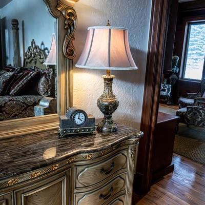 King Bedroom set Bed,  Dresser, 2 Bed Tables, $1500