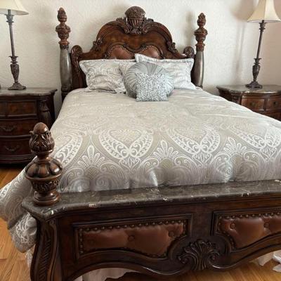 bedroom set 2 side tables $1600