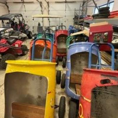 6 BARREL TRAIN RIDER ATTACH TO ATV $800