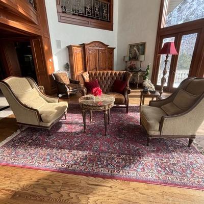 2 Beautiful beige chairs  $400 each very high end 