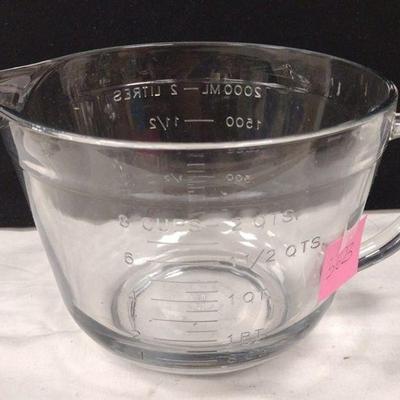 ANCHOR HOCKING GLASS BATTER BOWL
