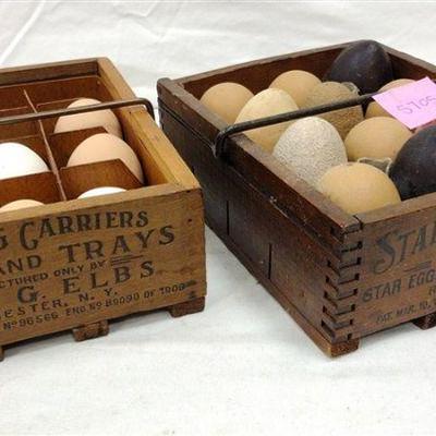 STAR EGG CARRIERS AND TRAYS WOOD BOXES