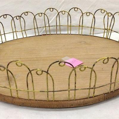 CONTEMPORARY WOOD TRAY