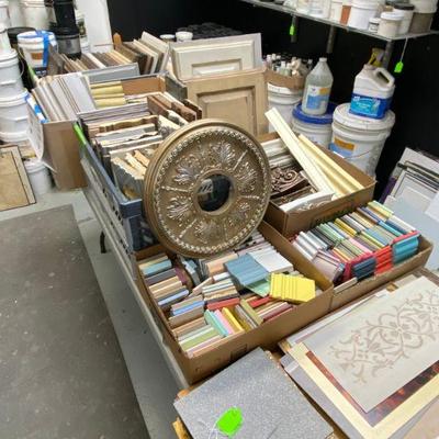 Sample boards of all sizes great for wall art