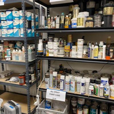 HUGE selection of everything PAINT, from waxes to rubs, to stains, to metallic items