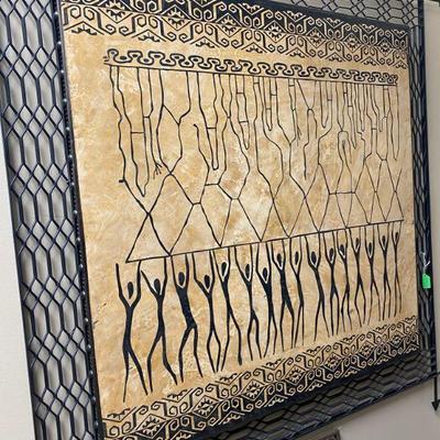 Original design by Gracie Reed tribal art on plaster