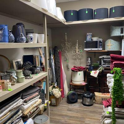 Fabric lamp shades, decoratives and more