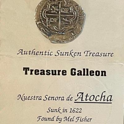 999 Silver Ingot From A Bar Of Silver From The Nuestra Senora De Atocha With COA