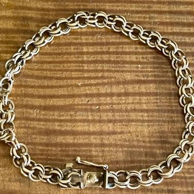 14K Yellow Gold Multi Chain 9 Inch Bracelet - Total Weight 12.23 Grams - Stamped A 