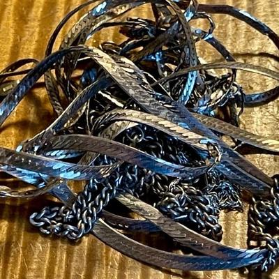 Sterling Silver Scrap Jewelry - 35.04 Grams 