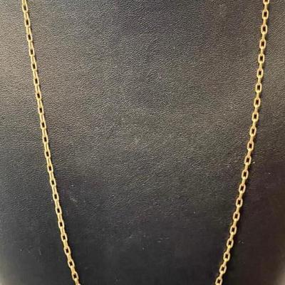 Vintage 12k Gold Filled 24 Inch Chain Necklace