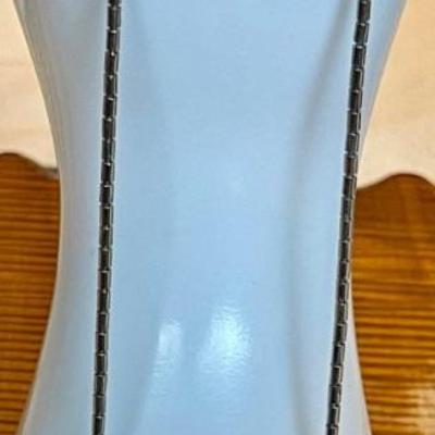Vintage Sterling Silver Rectangle Block 14 Inch Necklace - Total Weight 9.43 Grams 