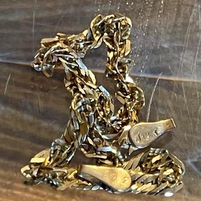 14K Gold Scrap Bracelet - Total Weight 2.19 Grams 