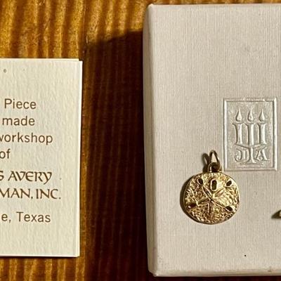 (2) James Avery Charms - Light House & Sand Dollar W Original Box And Paperwork 