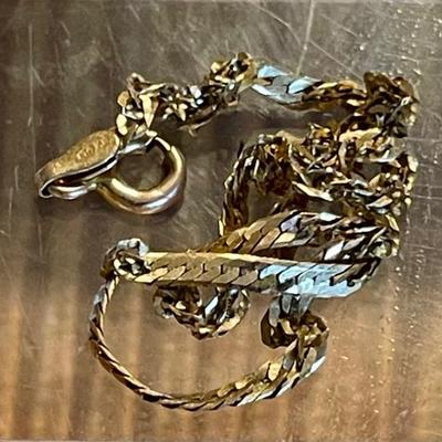 14K Yellow Scrap Gold Bracelet 1.18 Grams 