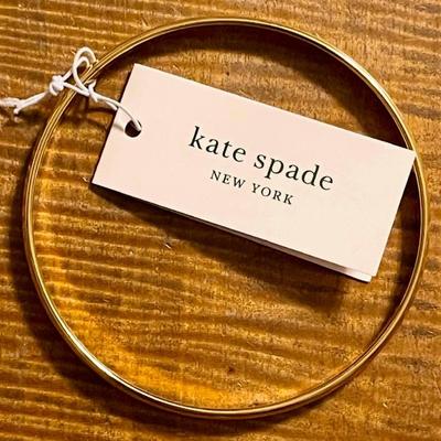 Kate Spade New York - New With Tag - Gold Tone Bangle Bracelet 