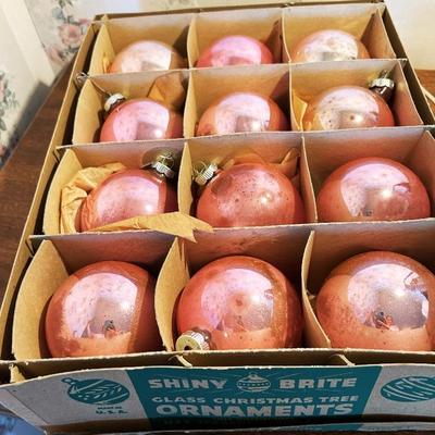 Pink Shiny Brites IOB 