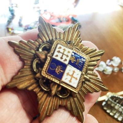 French Enamel Military Pin 