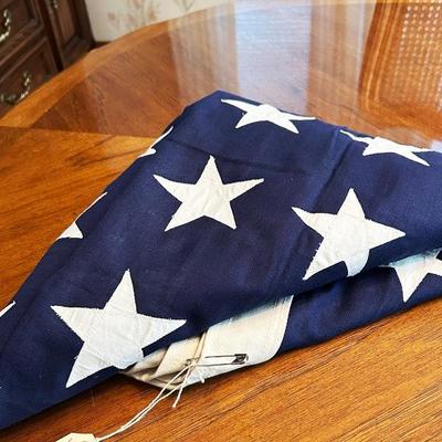 48 Star Cotton Flag made by Bull Dog Bunting Factory