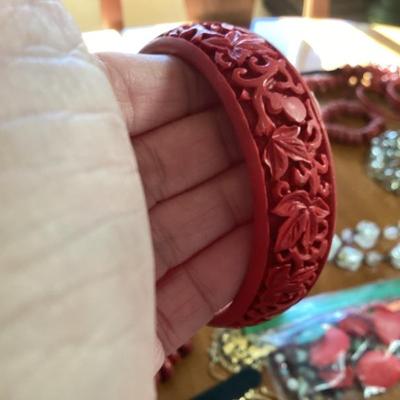 Carved Cinnabar 