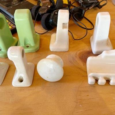 Vintage Porcelain Bathroom Accessories 