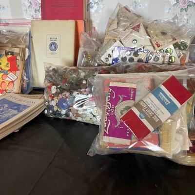 Vintage Sewing supplies 