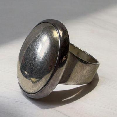 Sterling oval ring mexico