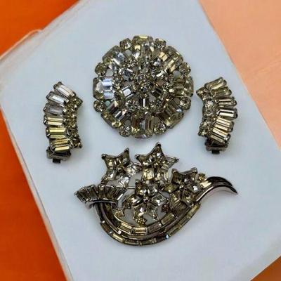 Trifari brooch and others