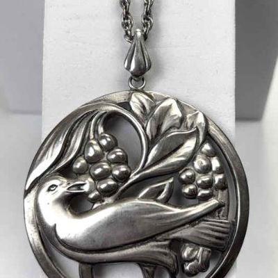 Norseland by coro sterling silver pendant necklace