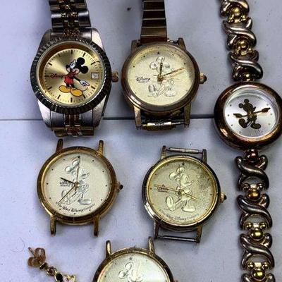Mickey mouse watches earrings