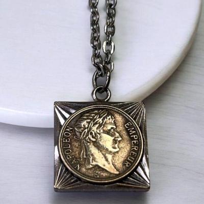 Napoleon empereur coin necklace