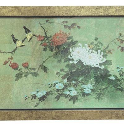 HUI CHI MAU ORIENTAL AUTUMN MIXED MEDIA