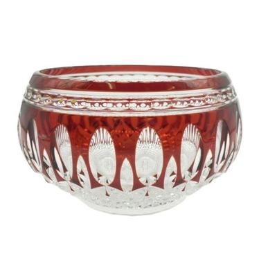 WATERFORD CRYSTAL CLARENDON RUBY BOWL