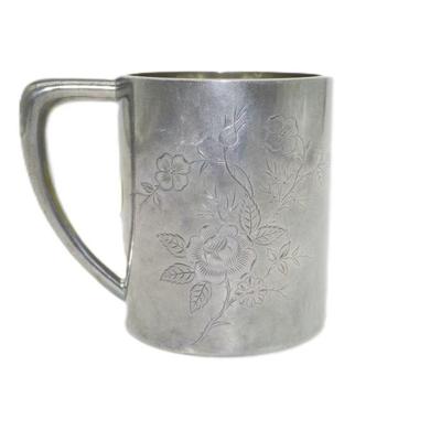 J.B. & S.M. KNOWLES 19th c STERLING MUG