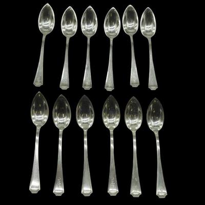 12 STERLING SILVER DURGIN ORANGE SPOONS