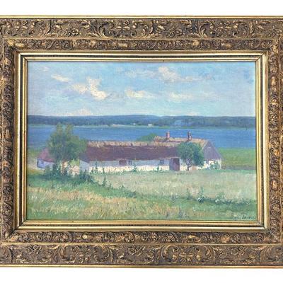MARIE TANNAES (Norway, 1854-1939) LANDSCAPE NORWAY