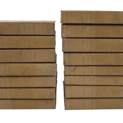 ANTIQUE LIVES OF THE QUEENS OF ENGLAND BY AGNES STICKLAND LIMITED IMPERIAL EDITIONS - 15 VOLUMES