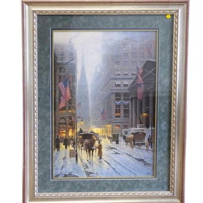 LARGE LTD ED G HARVEY WALL STREET NEW YORK 