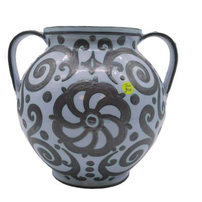 ITALIAN HAND THROWN POTTERY URN