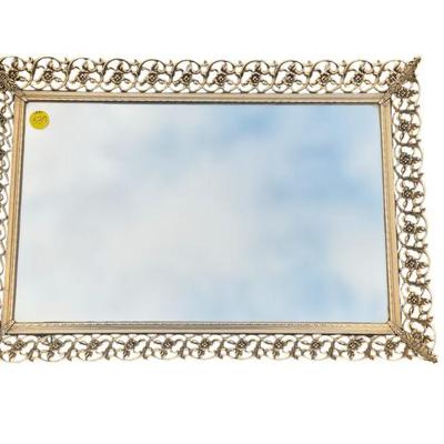 MCM HOLLYWOOD REGENCY MIRRORED TRAY