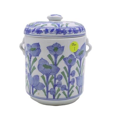ZHONG GUO ZHI ZAO PORCELAIN TEA CADDY 
