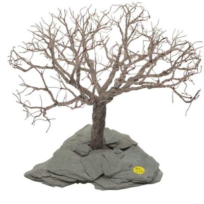 MCM RANDY ADAMS TREE SCULPTURE COPPER & SLATE